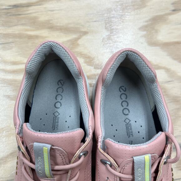 ECCO Womens Leather Cool 2.0 Gore-Tex Surround Pink Size EU 41 US 10 - Picture 9 of 13